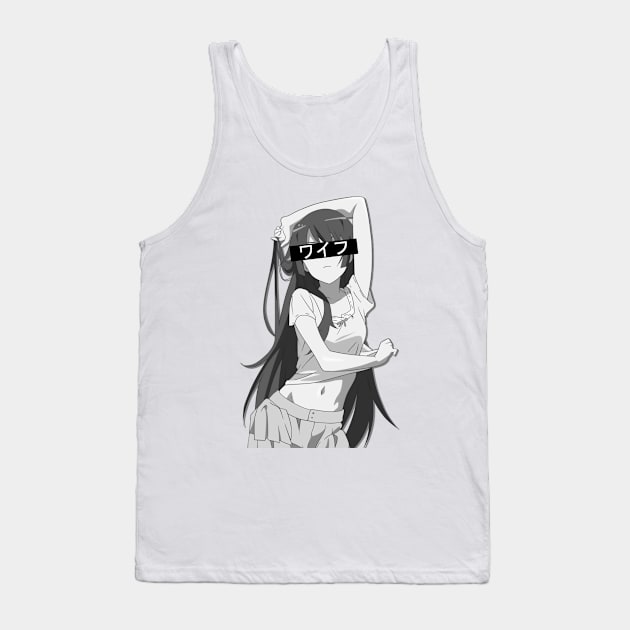 Senjougahara Waifu Tank Top by LilSugoi